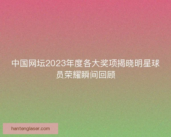 中国网坛2023年度各大奖项揭晓明星球员荣耀瞬间回顾